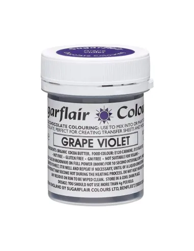 Colorante liposoluble para chocolate Violeta uva 35 g Sugarflair