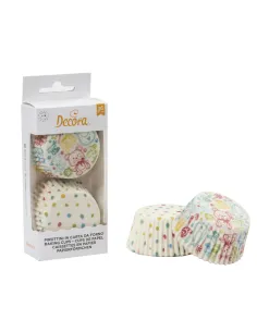 Set 36 cápsulas Bebé y lunares Decora