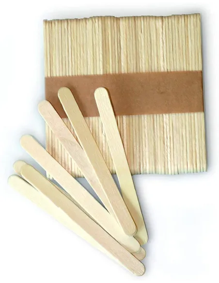 Set 100 palitos de madera para helados Silikomart