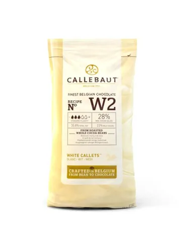 Chocolate blanco para fuente y cobertura 1 kg Callebaut