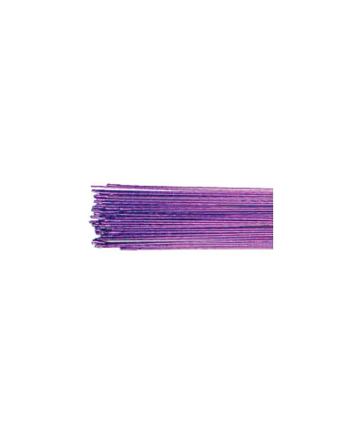 Set de 50 alambres metálicos púrpura