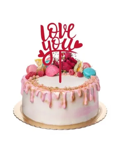 Topper para tarta Love You