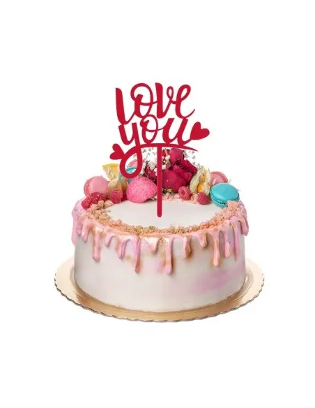 Topper para tarta Love You