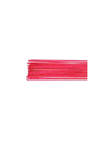 Set de 50 alambres metálicos rosa brillante