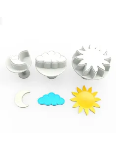 Set 3 cortadores expulsor Cielo