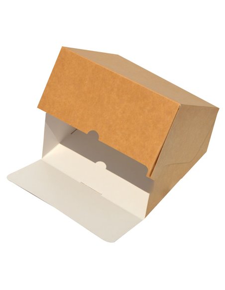 Caja kraft para tarta 26 x 26 x 10 cm