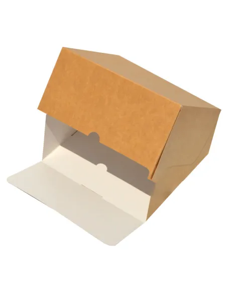 Caja kraft para tarta 20 x 20 x 10 cm