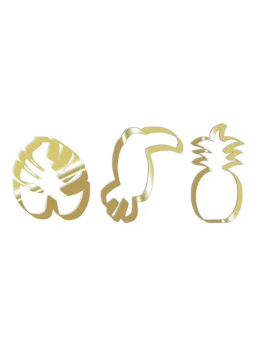Set 3 cortadores Tropical Scrapcooking