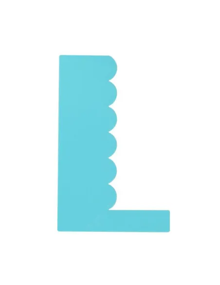 Scraper alisador de contorno ondulado