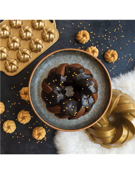 Molde Braided Bundt Pan 75º Aniversario Nordic Ware