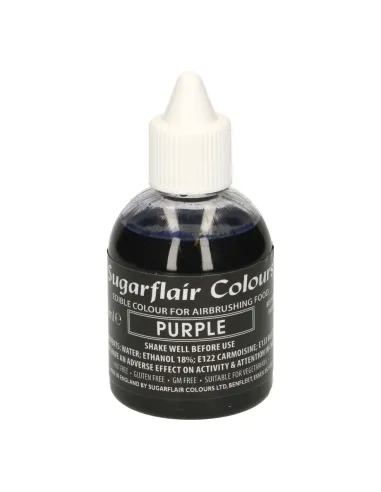 Colorante para aerógrafo Púrpura 60 ml Sugarflair