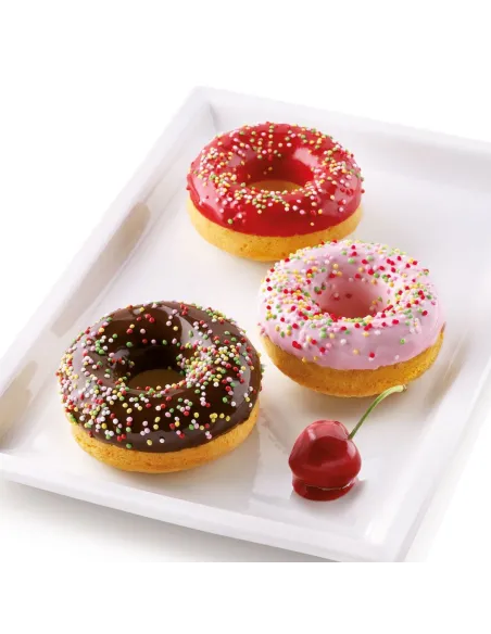 Molde de silicona Donuts Silikomart