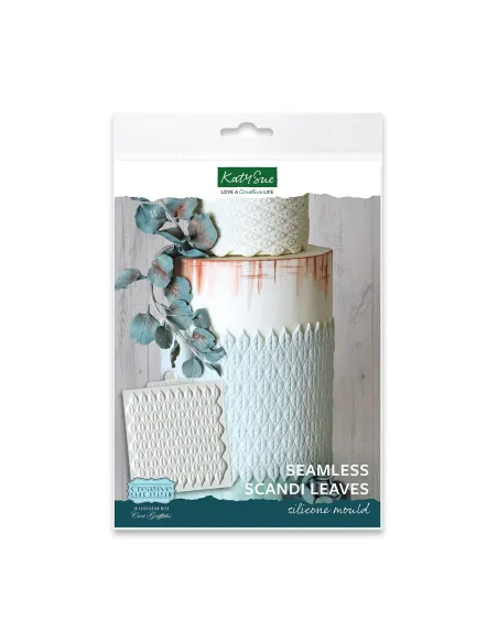 Molde silicona Hojas scandi Katy Sue