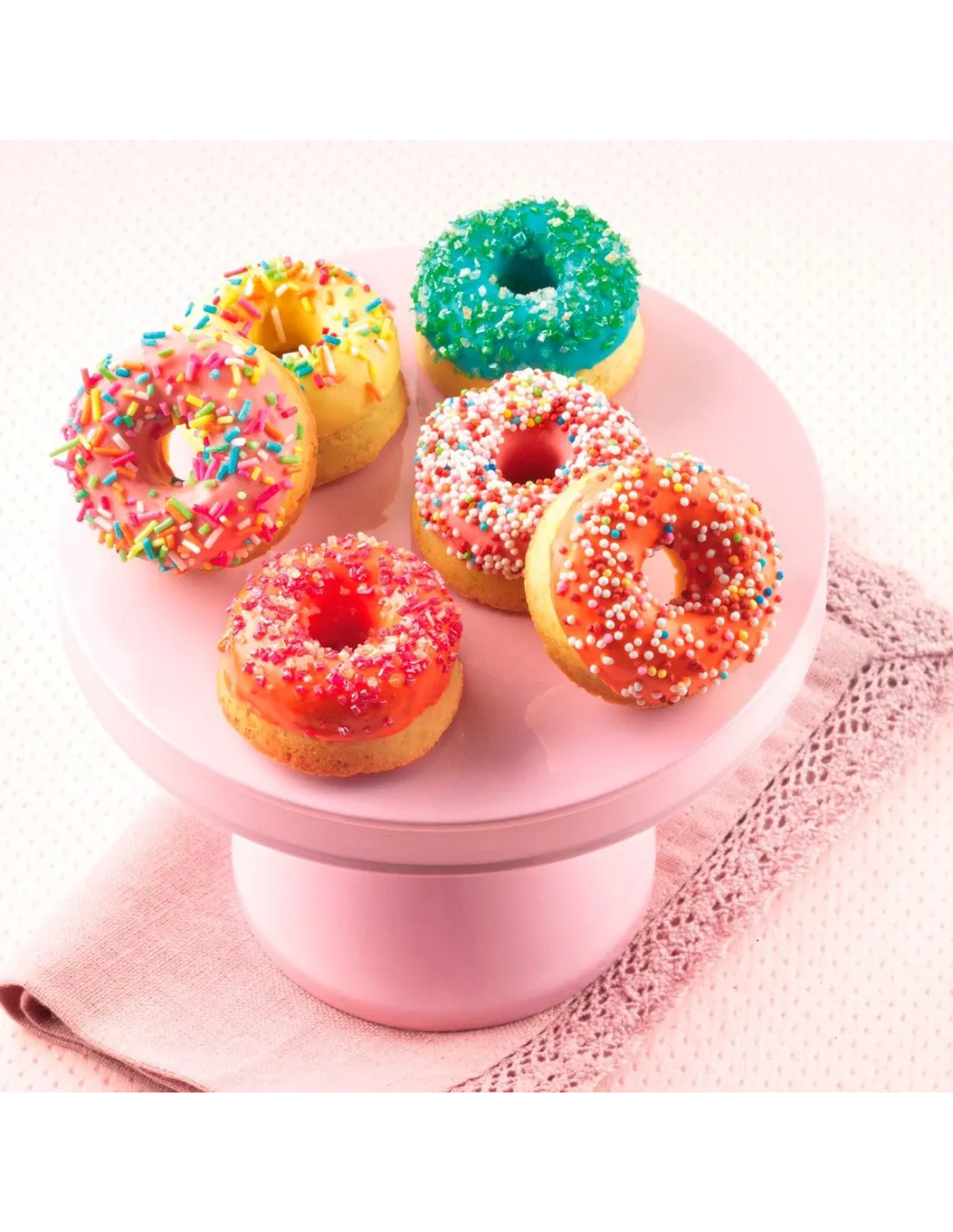 Molde de silicona mini donuts Silikomart.-Cocina y Repostería
