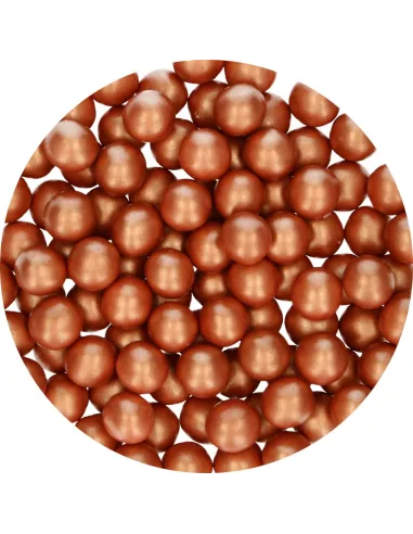 Perlas grandes de chocolate Cobre Funcakes