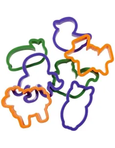 Set 50 cortadores con forma de animales Wilton 2