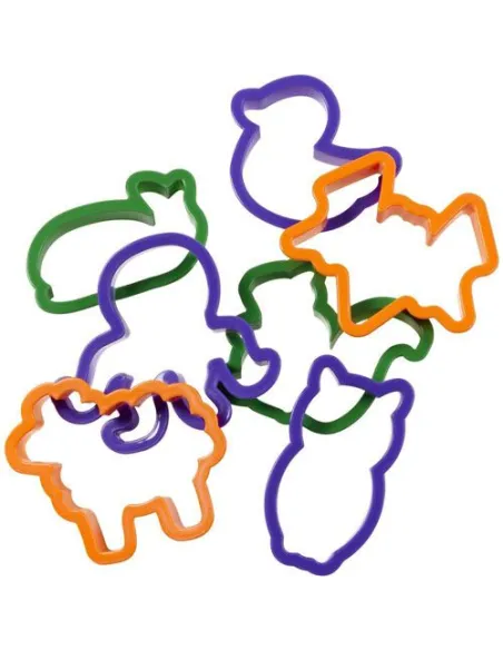 Set 50 cortadores con forma de animales Wilton