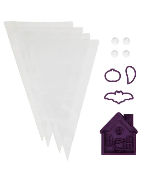 Kit cortadores, mangas y boquillas Halloween Wilton