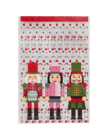 Set 20 mini bolsas Cascanueces Navidad Wilton