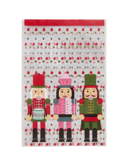 Set 20 mini bolsas Cascanueces Navidad Wilton