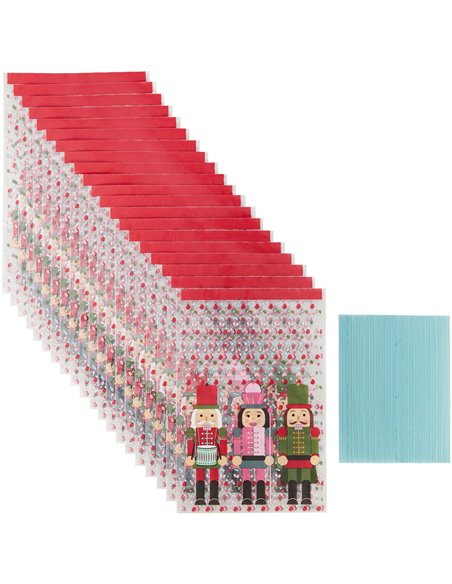 Set 20 mini bolsas Cascanueces Navidad Wilton