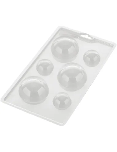 Molde para chocolate 6 semiesferas Wilton