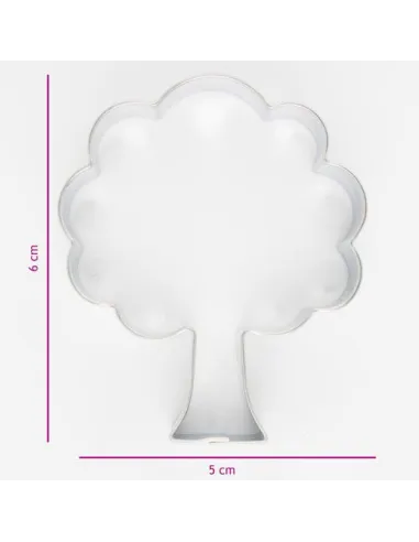 Cortador de galletas árbol 6 cm