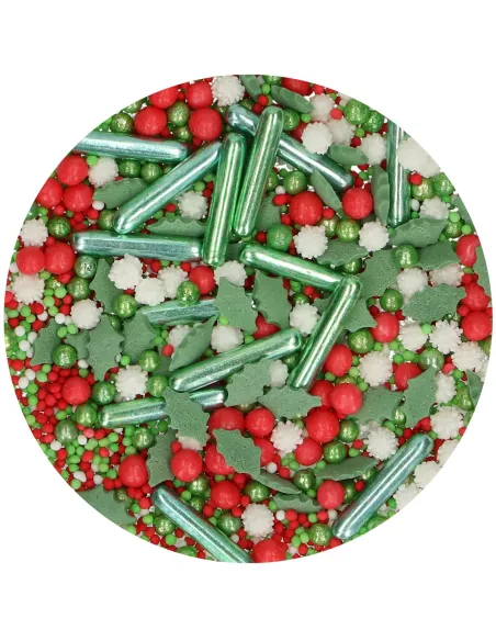 Sprinkles medley Navidad 65 g Funcakes