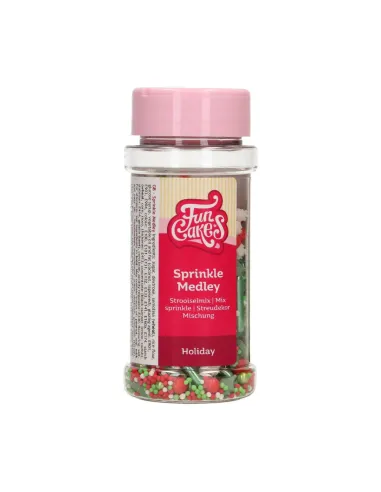 Sprinkles medley Navidad 65 g Funcakes
