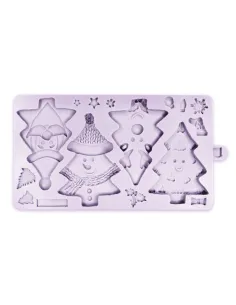 Molde silicona Árboles de Navidad Karen Davies