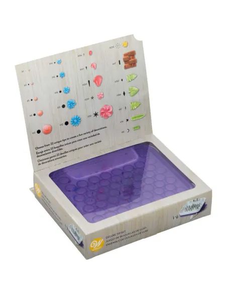 Juego de boquillas y caja organizadora de boquillas Wilton