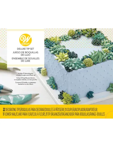 Juego de boquillas y caja organizadora de boquillas Wilton