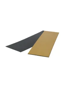 Base cartón liso Tronco Navidad oro/negro (unidad) 39 cm 2