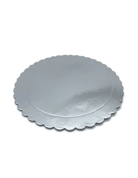 Base redonda rígida plata 30 cm