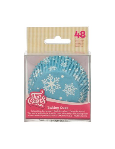 Cápsulas de papel Cristal de Hielo Navidad Funcakes