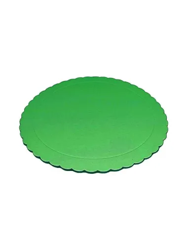 Base redonda rígida Verde 30 cm