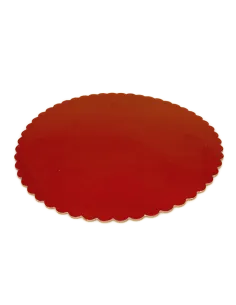 Base redonda rígida Rojo 35 cm