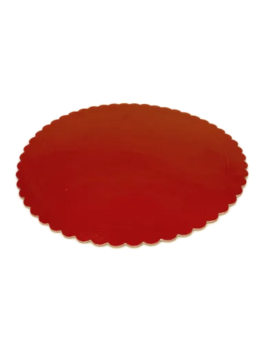 Base redonda rígida Rojo 35 cm