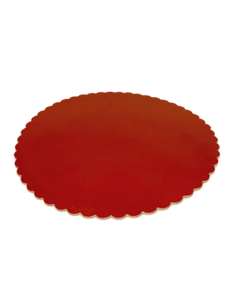 Base redonda rígida Rojo 20 cm
