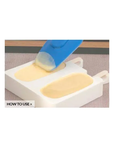 Moldes silicona 4 helados classic Silikomart