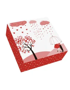 Caja con asa Amore San Valentín 22 x 22 x 8 cm
