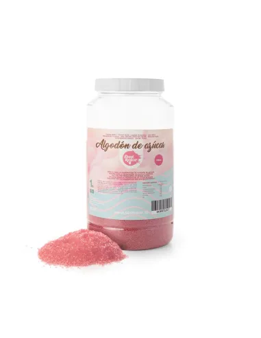 Algodón de azúcar rosa sabor fresa 1 kg Pastkolor