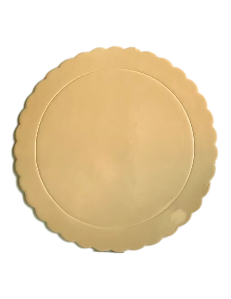Base redonda rígida Beige 25 cm