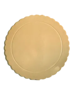 Base redonda rígida Beige 20 cm