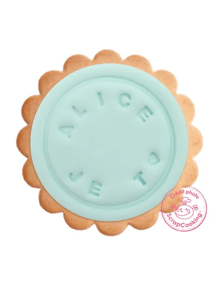 Sello marcador personalizable Scrapcooking