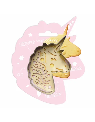 Cortador y marcador Unicornio Scrapcooking