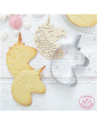 Cortador y marcador Unicornio Scrapcooking