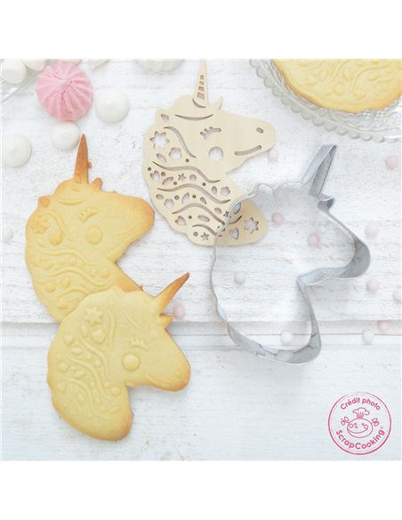 Cortador y marcador Unicornio Scrapcooking
