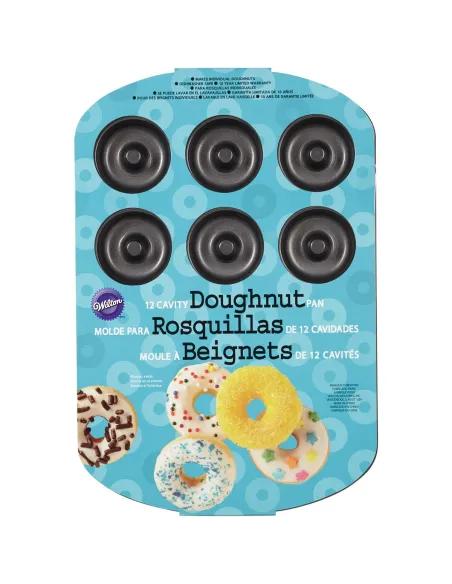 Molde donuts medianos 12 cavidades Wilton