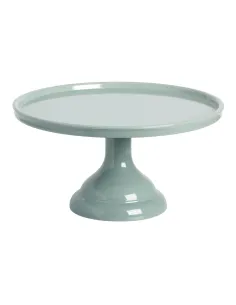 Stand para tartas ondulado Verde salvia 27,5 cm
